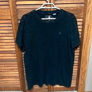 Black Distressed G-Star-XL Mens T-shirt
